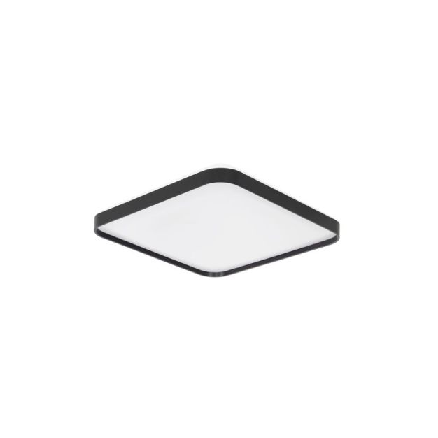 Nova Luce Athos - deckenleuchte - 48 x 48 x 6 cm - 30W LED inkl. - sand schwarz