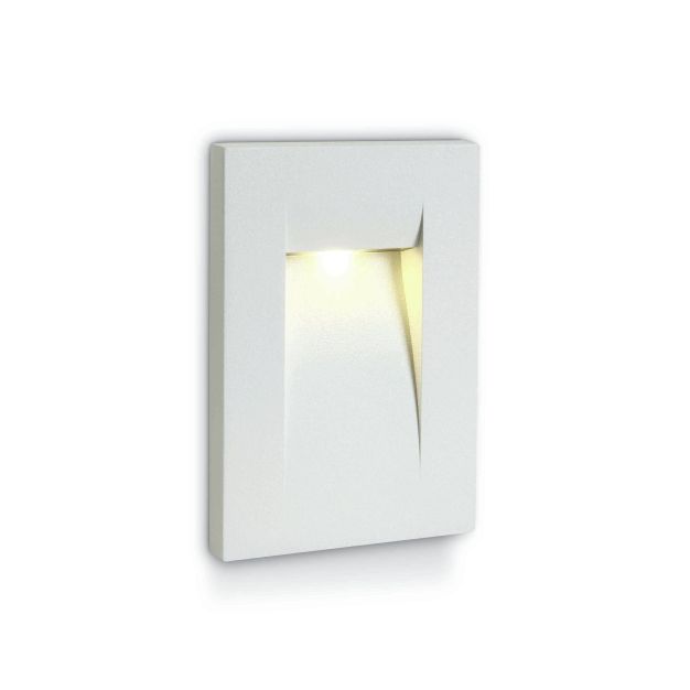 ONE Light Outdoor Dark Light Wall Recessed - Wandeinbauleuchte - 7,5 x 6,5 x 10,7 cm - 3,6W LED inkl - IP65 - weiß