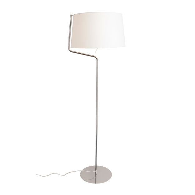 Maxlight Chicago - Stehleuchte - 155 cm - weiß und chrom