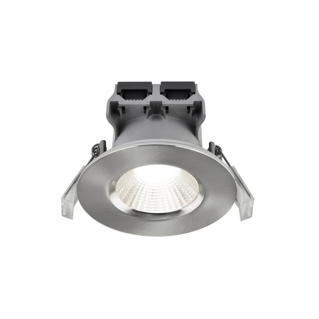 Nordlux Fremont 3-Kit - einbauspot - Ø 85 mm, Ø 72 mm einbaumaß - 3 x 4,5W dimmbar LED inkl. - IP65 - gebürsteter Stahl