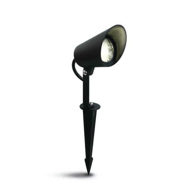 ONE Light LED Garden Spots - Bodenspot auf Erdspieß - 10,4 x 5,7 x 16 cm - 8W dimmbare LED inkl - IP65 - schwarz