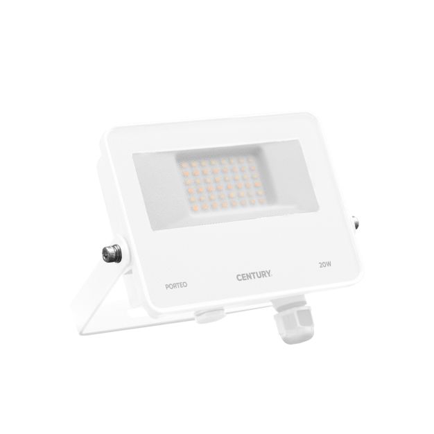 Century Italia Porteo CCT - Strahler - 16,2 x 3,6 x 14,4 cm - 20W LED inkl - einstellbare Lichtfarbe - IP65 - weiß