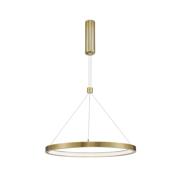 Nova Luce Empatia - Hängeleuchte - Ø 60 x 120 cm - 35W dimmbare LED inkl. - Messing gold