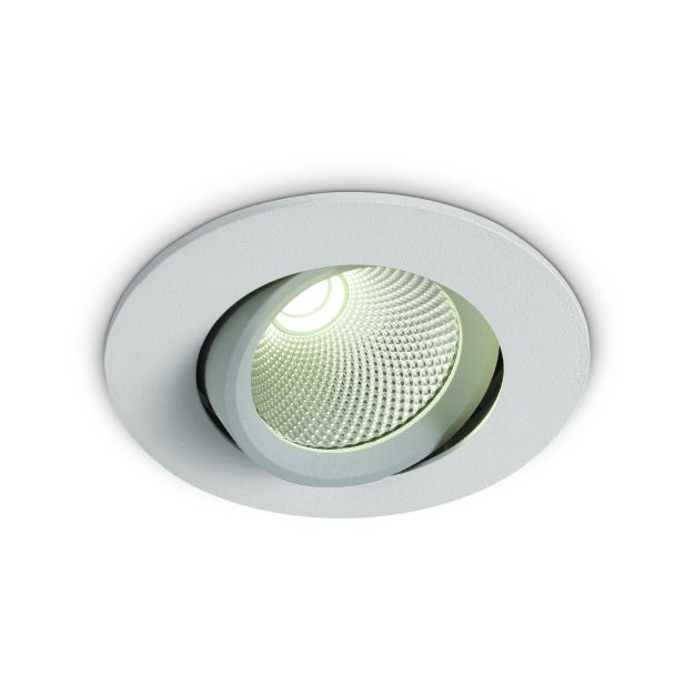 ONE Light 7W COB Range - Einbaustrahler - Ø 90 mm, Ø 75 mm Einbaumaß - 7W - weiß