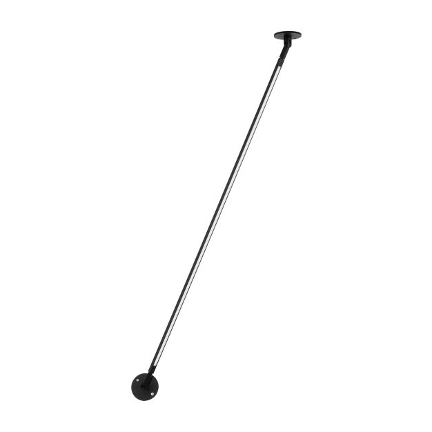 Nova Luce Sima - wandleuchte - Ø 8 x 117 cm - 15W LED inkl. - matt schwarz