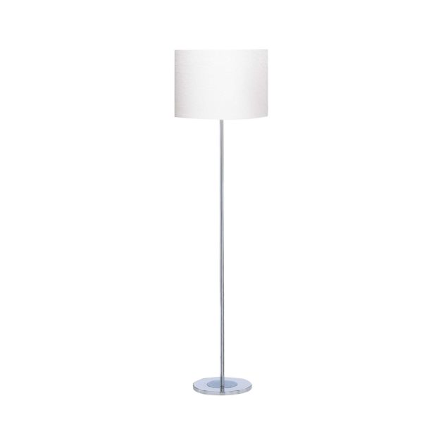 Searchlight Carter - Stehleuchte - 151 cm - Chrom und Silber satiniert