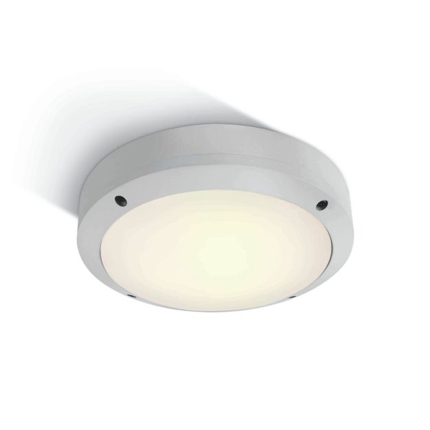 ONE Light Classic Outdoor Range - Außen-Deckenleuchte - Ø 22 x 6,5 cm - 10W LED inkl. - IP54 - weiß