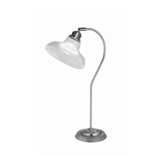 Searchlight Bistro III - Tischleuchte - 25 x 20 x 45 cm - satiniert silber