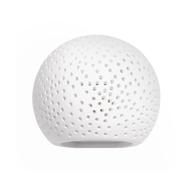 Nova Luce Sandro - Wandleuchte - 15 x 13 x 13 cm - weißer Gips