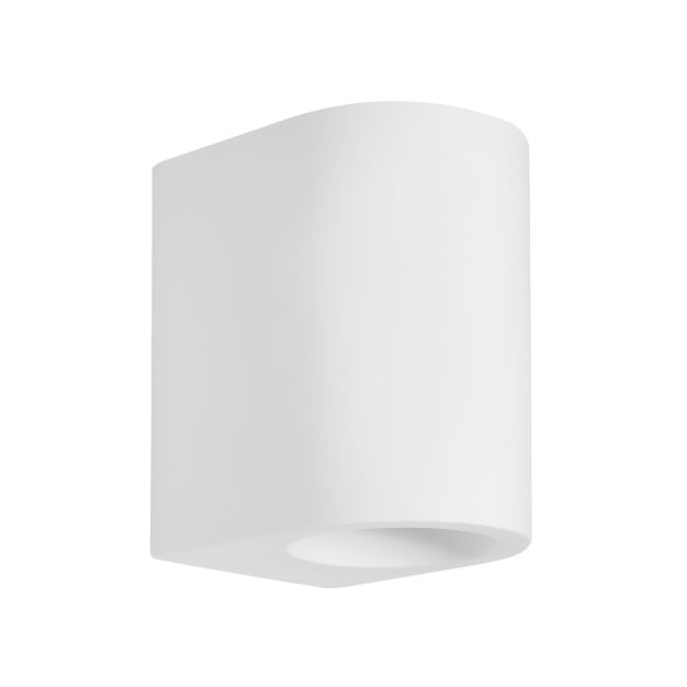Nova Luce Sandro - Wandleuchte - 10 x 12 x 15 cm - weißer Gips