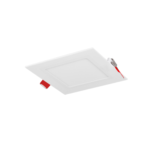Century Italia P-Quadro - Einbaustrahler - 300 x 300 mm, 280 x 280 mm Einbaumaß - 24W LED inkl. - weiß