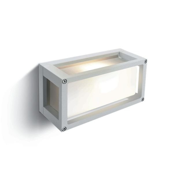 ONE Light Outdoor E27 Square - Außenwandleuchte - 25 x 9,5 x 12,5 cm - IP54 - weiß