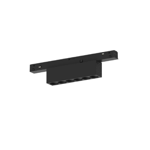 VK Lighting Eiva - magnetisches Schienensystem - Schienenbalken - 11,5 x 2,15 x 4,7 cm - 6W LED inkl. - DALI dimmbar - schwarz