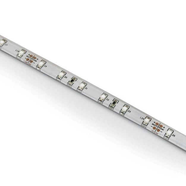 ONE Light Blue LED Strips - 1,2 cm breit, 500 cm lang - 24Vdc - dimmbar - 4,8W LED pro Meter - blaue Lichtfarbe