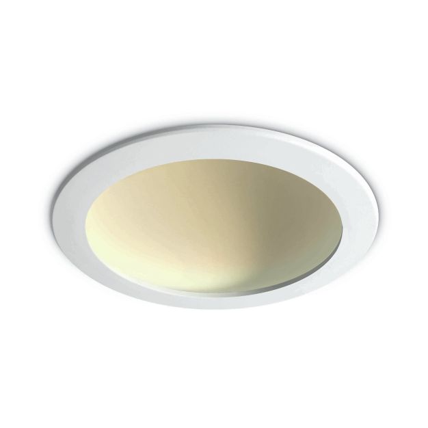 ONE Light Dark Light Dome Reflector - Einbaustrahler - Ø 225 mm, Ø 210 mm Einbaugröße - inkl. 22W LED - weiß - Lichtfarbe weiß