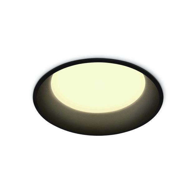 ONE Light SMD Dark Light Range - Einbaustrahler - Ø 175 mm, Ø 165 mm Einbaugröße - 22W LED inkl. - schwarz - Lichtfarbe weiß