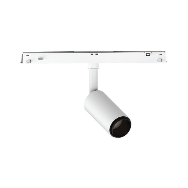 VK Lighting Eiva - magnetisches Schienensystem - Schienenstrahler mit Zoom - Ø 3,6 x 8,5 cm - 7W LED inkl. - DALI dimmbar - weiß