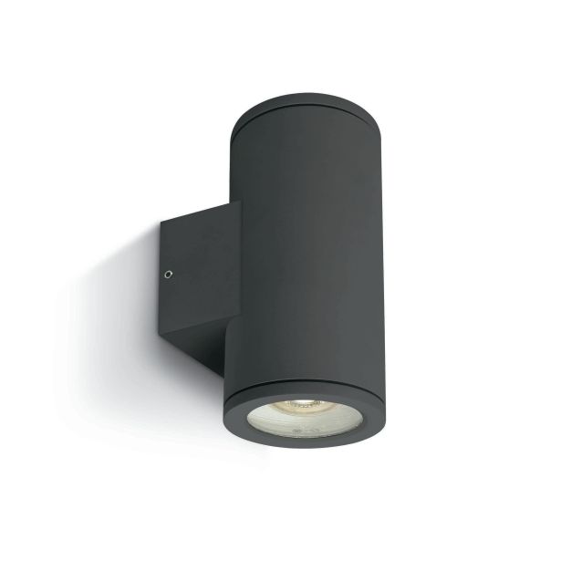 ONE Light GU10 Outdoor - Außenwandleuchte - 8 x 17,3 cm - IP54 - anthrazit