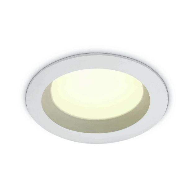ONE Light Bathroom Downlights - Einbaustrahler - Ø 170 mm, Ø 140 mm Einbaumaß - 18W LED inkl. - IP54 - weiß - weiße Lichtfarbe