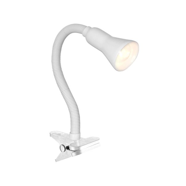 Searchlight Desk Partners - Klemmleuchte - 30 cm - weiß