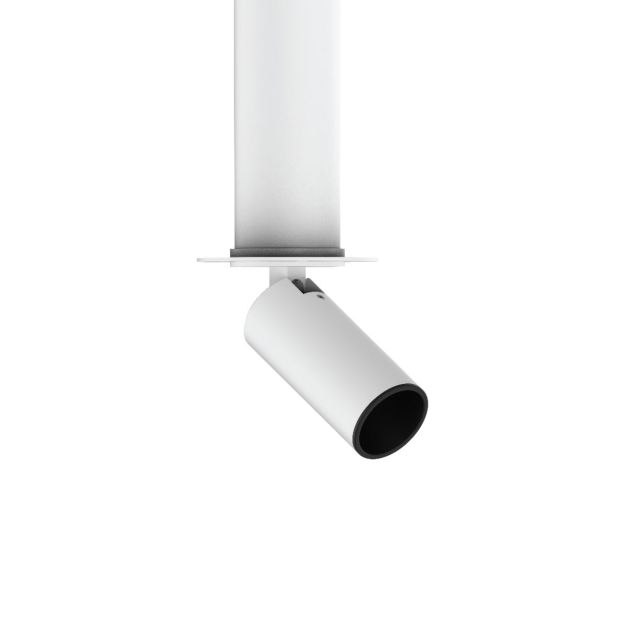 VK Lighting Coko - rahmenloser Aufbauspot mit Einbaurahmen - Ø 3,5 x 7,3 cm - Ø 50 mm Einbaugröße - 6W LED inkl. - weiß