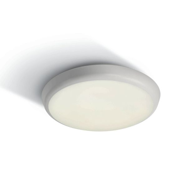 ONE Light Emergency LED Plafo - Außen-Deckenleuchte - Ø 25 x 5 cm - 12W LED inkl. - IP54 - weiß - weiße Lichtfarbe
