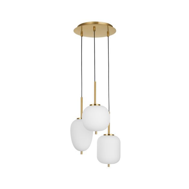 Nova Luce Lato - Hängeleuchte - Ø 30 x 120 cm - Messing antik