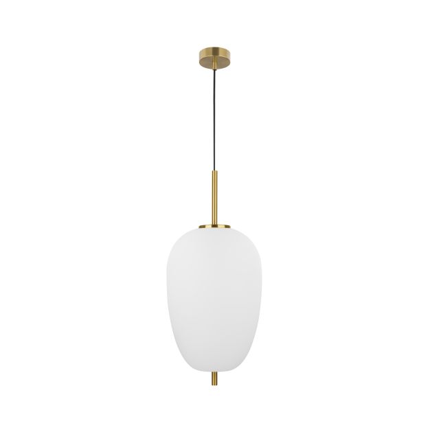 Nova Luce Lato - Hängeleuchte - Ø 27 x 120 cm - Messing antik