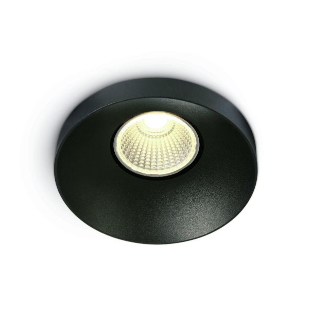 ONE Light 8W Range - Einbaustrahler - Ø 81 mm, Ø 68 mm Einbaumaß - 8W LED inkl. - schwarz