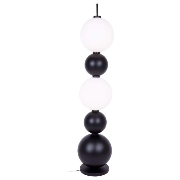 Maxlight Tama - Stehleuchte - Ø 25 x 140 cm - 25W LED inkl - schwarz und weiß