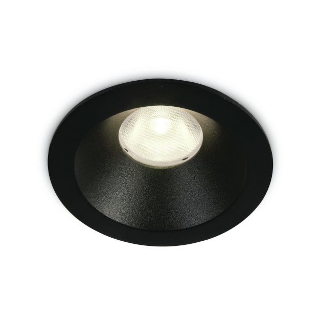 ONE Light 8W Range - Einbaustrahler - Ø 88 mm, Ø 73 mm Einbaumaß - 8W LED inkl. - schwarz
