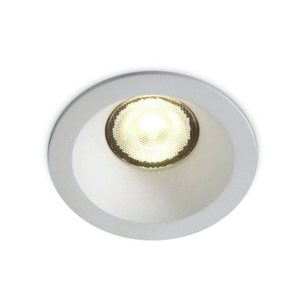 ONE Light COB Dark Light Range CCT - Einbaustrahler - Ø 67 mm, Ø 56 mm Einbaumaß - 6,5W LED inkl. - einstellbare Lichtfarbe - IP65 - Weiß