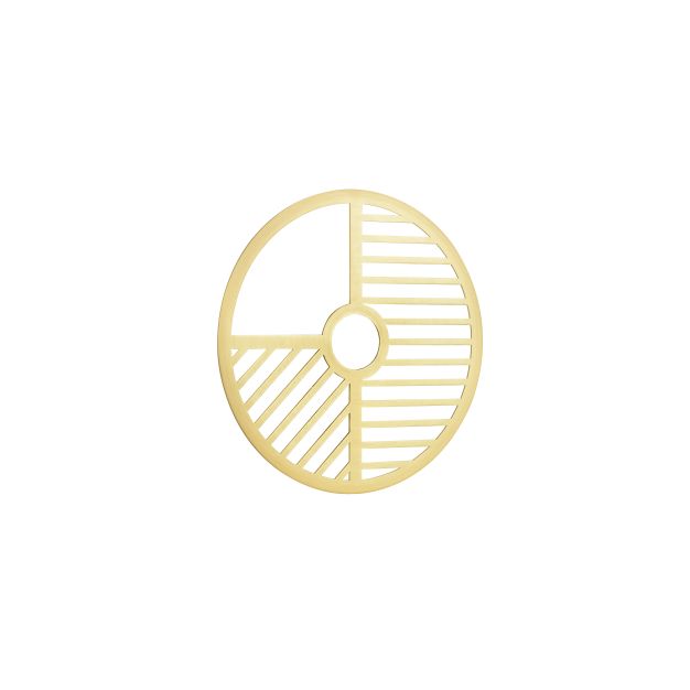 Artdelight Luna - zubehörring - Ø 24 cm - gold