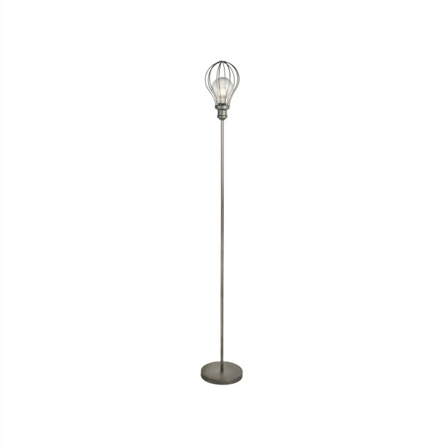Searchlight Balloon Cage - Stehleuchte - 166 cm - silber