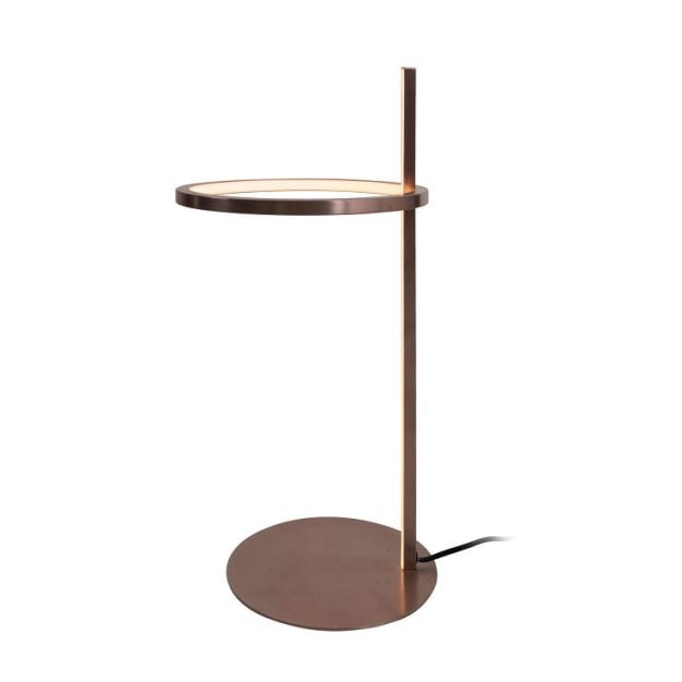 Maxlight Lozanna - Tischleuchte - Ø 30 x 55 cm - 14W LED inkl - gebürstete Bronze