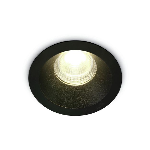 ONE Light 7W Dark Light Range - Einbaustrahler - Ø 67 mm, Ø 55 mm Einbaumaß - inkl. 7W LED - schwarz