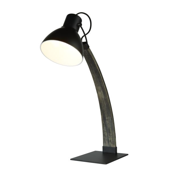 Searchlight Nanna - Tischleuchte - 41 x 16 x 63,5 cm - matt schwarz und grau gewaschen