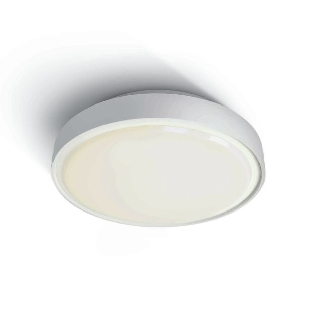 ONE Light E27 Plafo Outdoor - Außen-Deckenleuchte - Ø 26 x 9,3 cm - IP65 - weiß