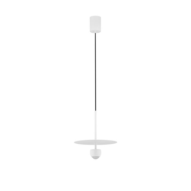 Nova Luce Edem - Hängelampe - Ø 30 x 217 cm - 8W LED inkl. - Sand weiß