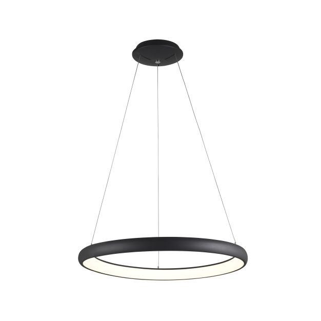 Nova Luce Albi - Pendelleuchte - Ø 61 x 120 cm - 50W dimmbare LED inkl - schwarz