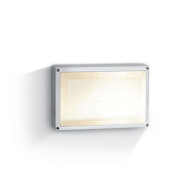 ONE Light Square E27 Outdoor - Decken-/Wandleuchte für den Außenbereich - 27,5 x 18 x 8 cm - IP54 - weiß