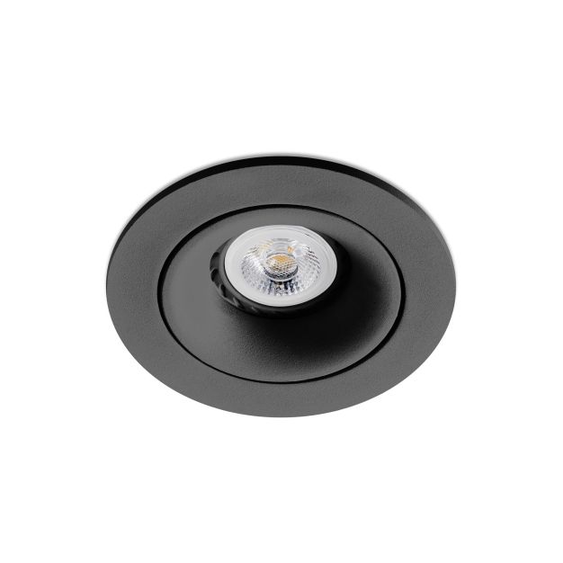 Faro Argon - Einbaustrahler - Ø 114 mm, Ø 100 mm Einbaugröße - mattschwarz