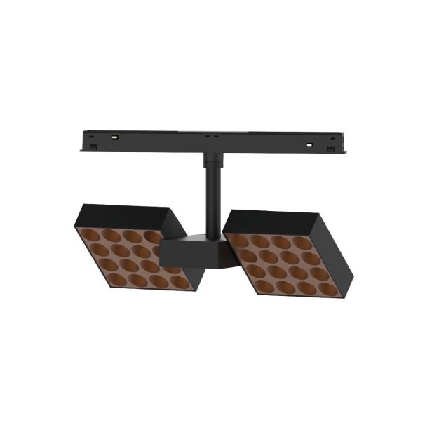 VK Lighting Eiva - magnetisches Schienensystem - Schienenstrahler - 21,4 x 7,8 x 2,4 cm - 20W LED inkl. - DALI dimmbar - schwarz