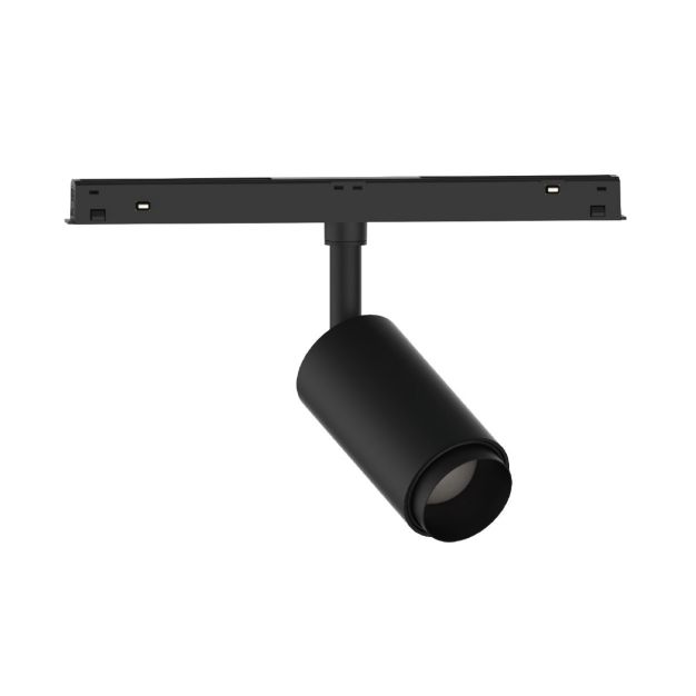 VK Lighting Eiva - magnetisches Schienensystem - Schienenstrahler mit Zoom - Ø 4,5 x 9 cm - 15W LED inkl. - DALI dimmbar - schwarz