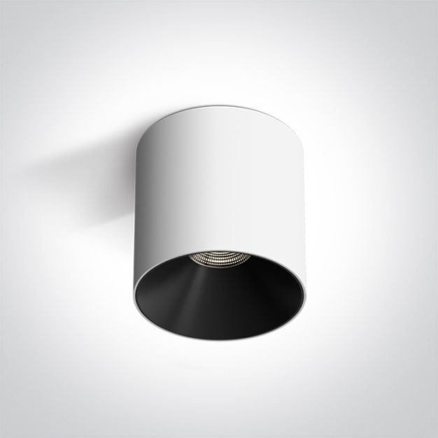 ONE Light Wall & Ceiling LED - Aufbaustrahler 1L - Ø 8 x 8,5 cm - 10W LED inkl. - weiß
