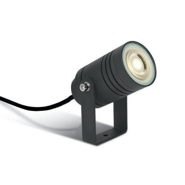 ONE Light GU10 Garden - Bodenspot auf Erdspieß - 13,2 x 11,2 cm - IP65 - anthrazit