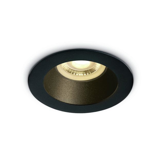 ONE Light Chill Out Range - Einbaustrahler - Ø 79 mm, Ø 70 mm Einbaugröße - schwarz
