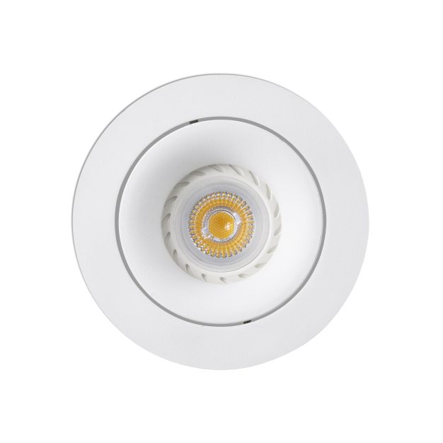 Faro Argon - Einbauspot - Ø 114 mm, Ø 100 mm Einbaugröße - mattweiß