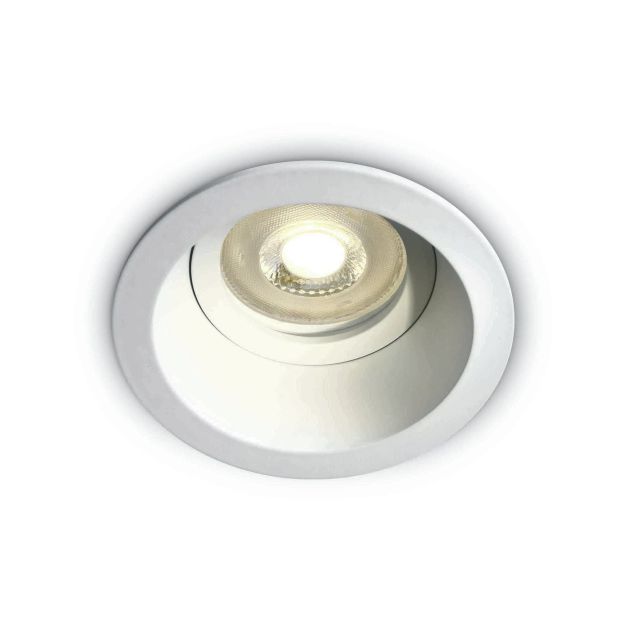 ONE Light - Dark Light Range - Einbaustrahler - Ø 85 mm, Ø 68 mm Einbaugröße - weiß