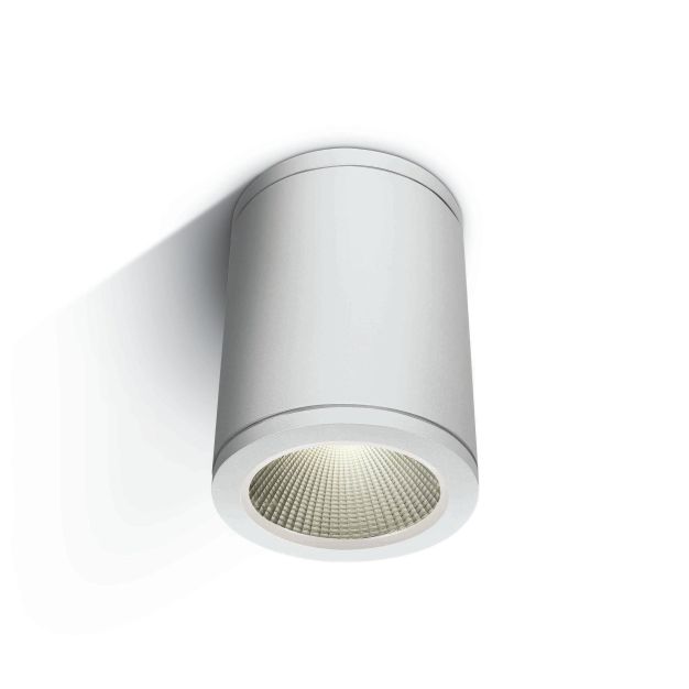 ONE Light Outdoor Ceiling Cylinders - Außen-Deckenleuchte - Ø 8 x 10,5 cm - 6W LED inkl. - IP54 - weiß